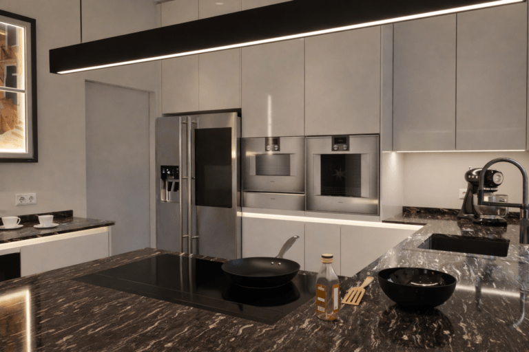 Detail Kochen+Spülen